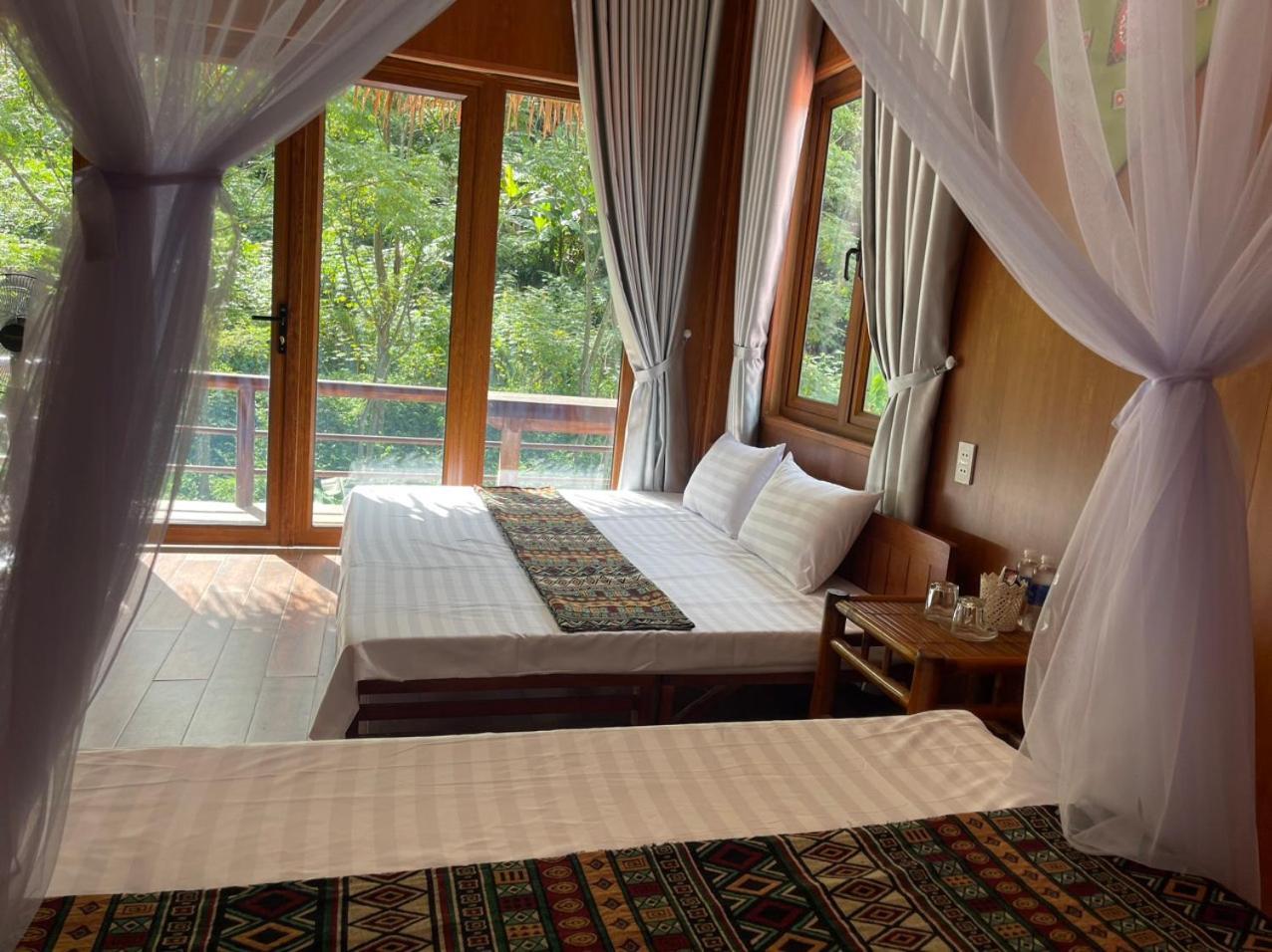 Pu Luong Sala Homestay Huong Ba Thuoc Zewnętrze zdjęcie